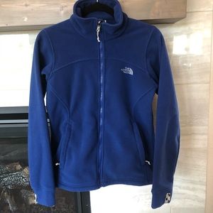 North Face Zip Up Fleece Jacket Coat